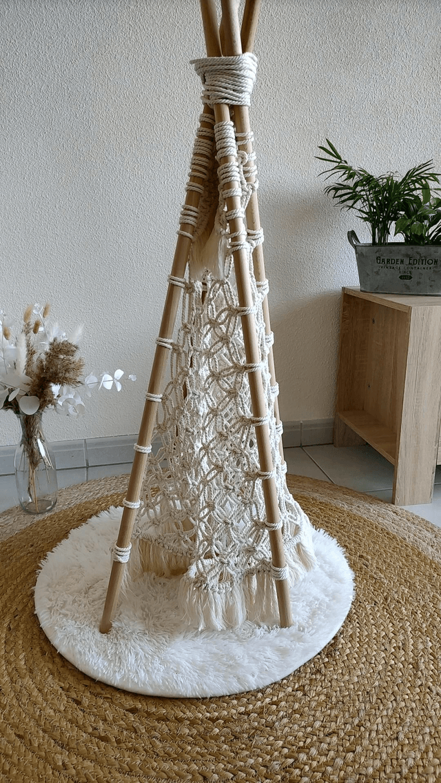 Tipi macramé - Déco bohème enfant - Havana