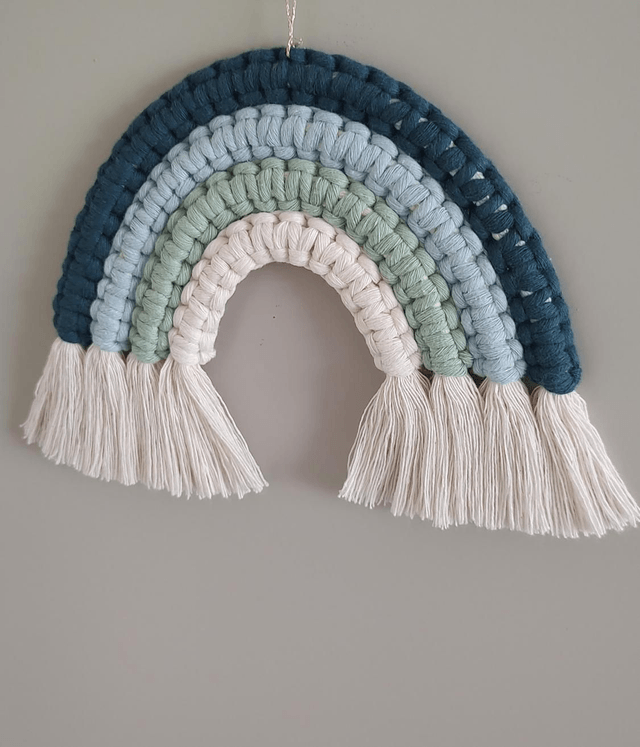 Arc-en-ciel macramé - Déco murale bohème - LAGON