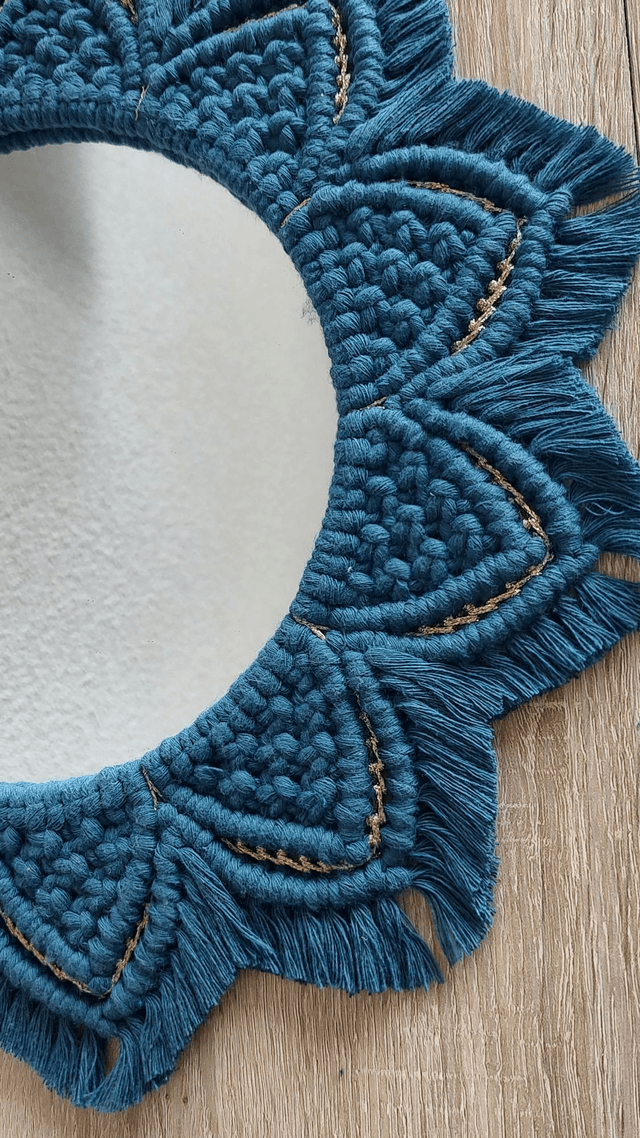 MANDALA Bleu • Avec ou sans miroir