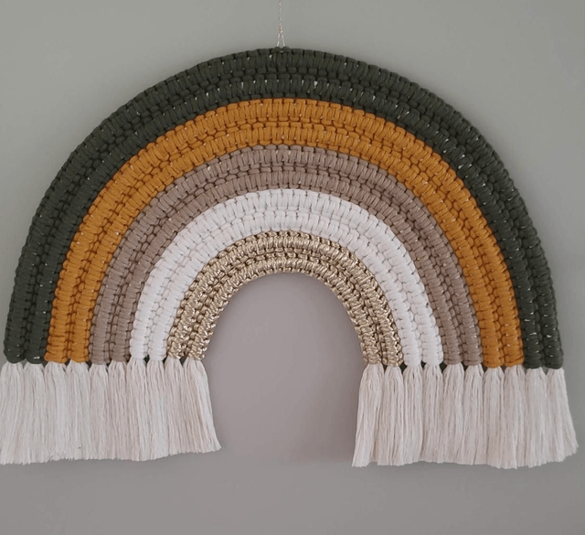 Arc-en-ciel macramé - Déco murale bohème - ELDORADO