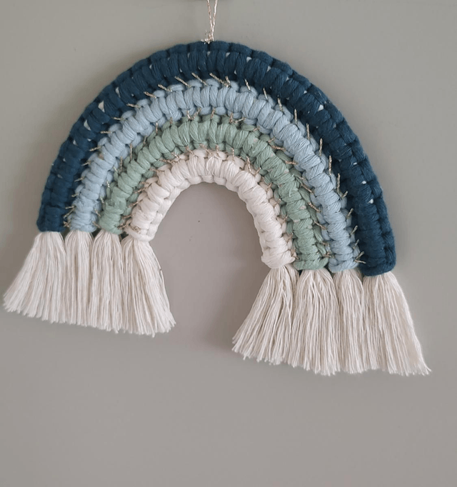 Arc-en-ciel macramé - Déco murale bohème - LAGON