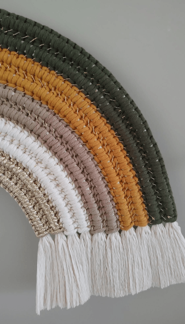 Arc-en-ciel macramé - Déco murale bohème - ELDORADO