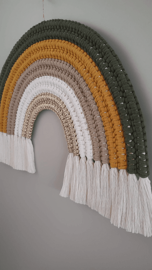 Arc-en-ciel macramé - Déco murale bohème - ELDORADO